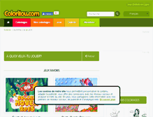 Tablet Screenshot of jeuxflash.coloritou.com