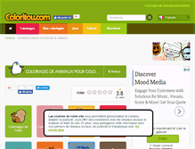 Tablet Screenshot of animaux.coloritou.com