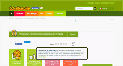 Desktop Screenshot of lettres-et-chiffres.coloritou.com